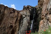 منطقه بکر آبشار شرشر هرگلان عجب شیر